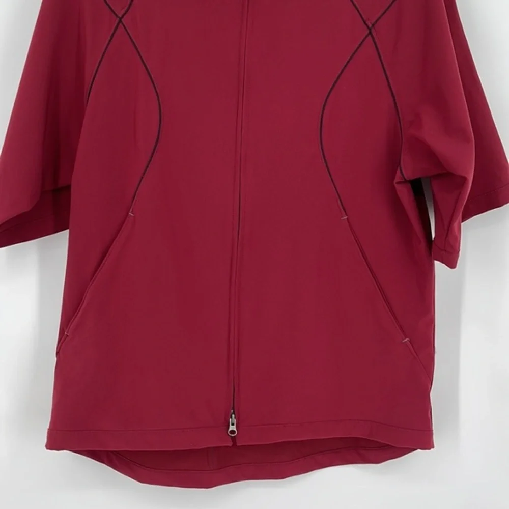 Nike Clima-Fit‎ Full Zip Golf Jacket (Men's Medium) Maroon